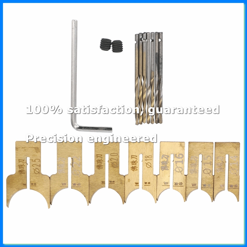 Set Mata Bor Manik-manik Kayu, - Drill Bits ulasan dan harga